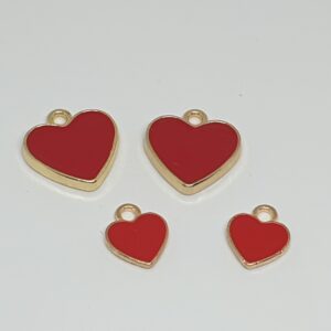 Piros szívcharm - Image 1