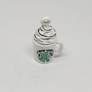 Fehér poharas Starbucks kávé – Bild 1