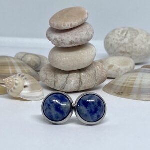 Lapis lazuli ásvány fülbevaló - Image 3