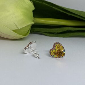 Sárga sellőmintás fülbevaló - Image 1