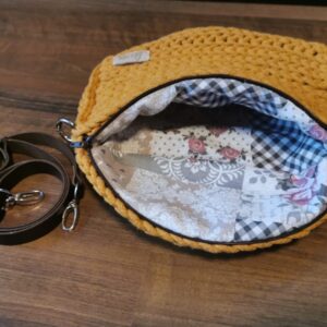 Mustár sárga ,,crossbody" táska - Image 3