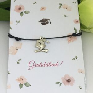Gratulálunk "diplomasapka" karkötő ajándékkártyával - Image 1