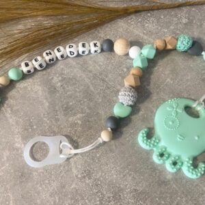 Menta polipos 2 az 1-ben cumi- és rágcsalánc - Image 1