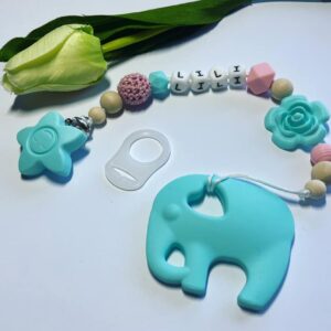 Menta elefántos rágcsa- és cumilánc - Image 1