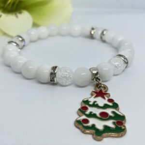 Karácsonyi jade ásvány karkötő - Image 1