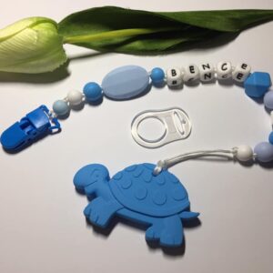 Kék teknősös rágcsa- és cumilánc - Image 1