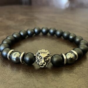 Oroszlános ásvány karkötő – Bild 1