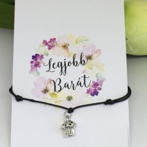 Legjobb barát "muffin" karkötő ajándékkártyával - Image 1