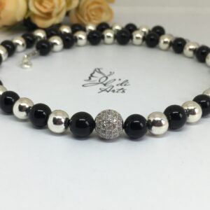 Hematit-cirkón nyaklánc - Image 1