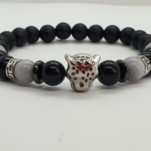 Párducos ásvány karkötő – Bild 1