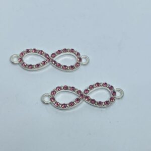 Pink köves végtelen jel - Image 1