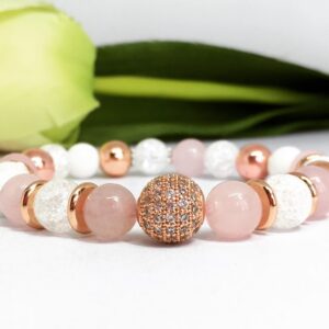 Rose gold ásvány karkötő - Image 1