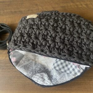 Antracit szürke ,,crossbody" táska - Image 4