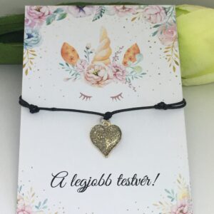Legjobb testvér "szív" karkötő ajándékkártyával - Image 1
